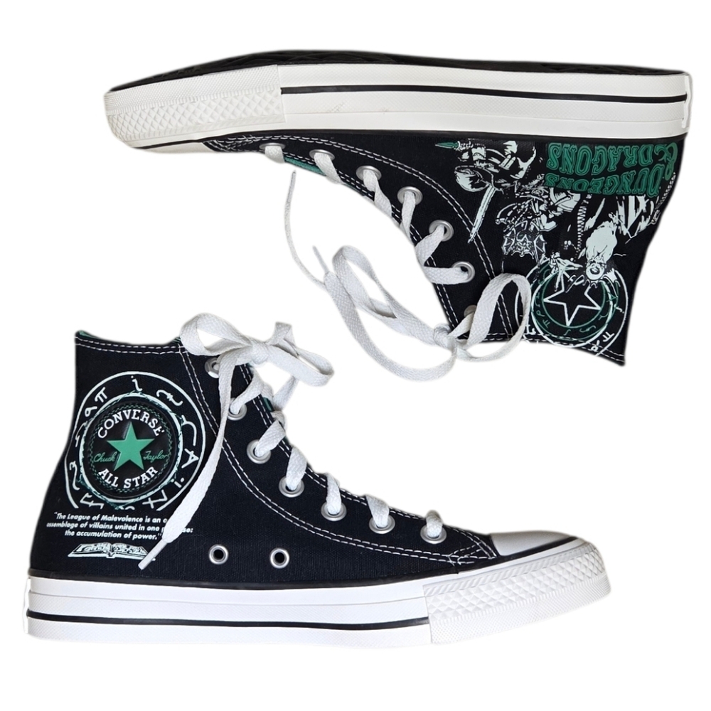 NWOB Converse‎ X Dungeons And Dragons Chuck Taylor All Star High Tops Women's 7